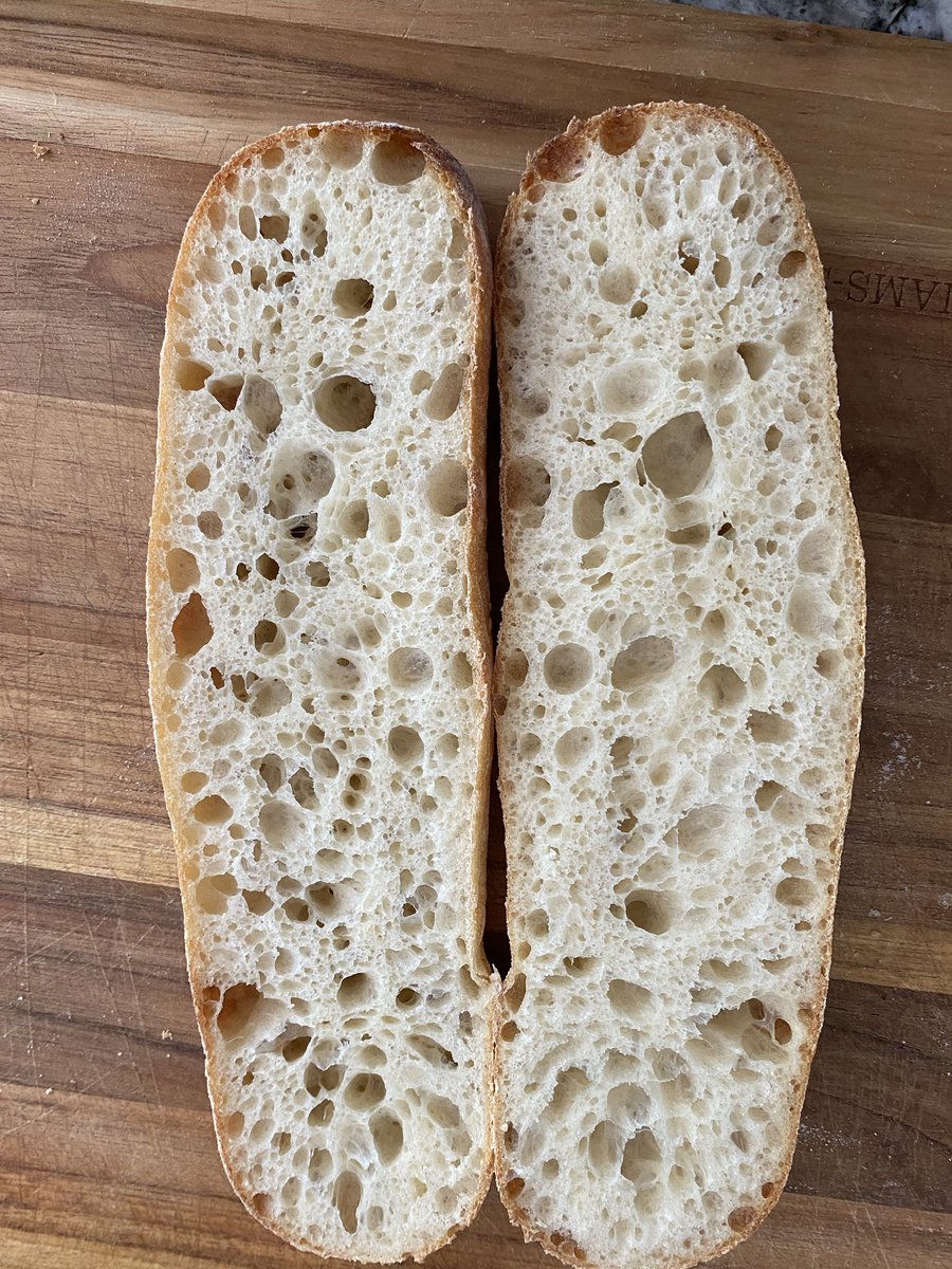 jwalkermobile's tweet image. The show must go on, despite COVID and no power in most of the state. Drove to our bakery this AM to do QA checks. What a beautiful piece of bread.
