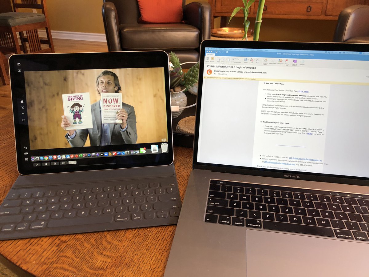 DougRhind's tweet image. GLS 2020 - all set for Day 2