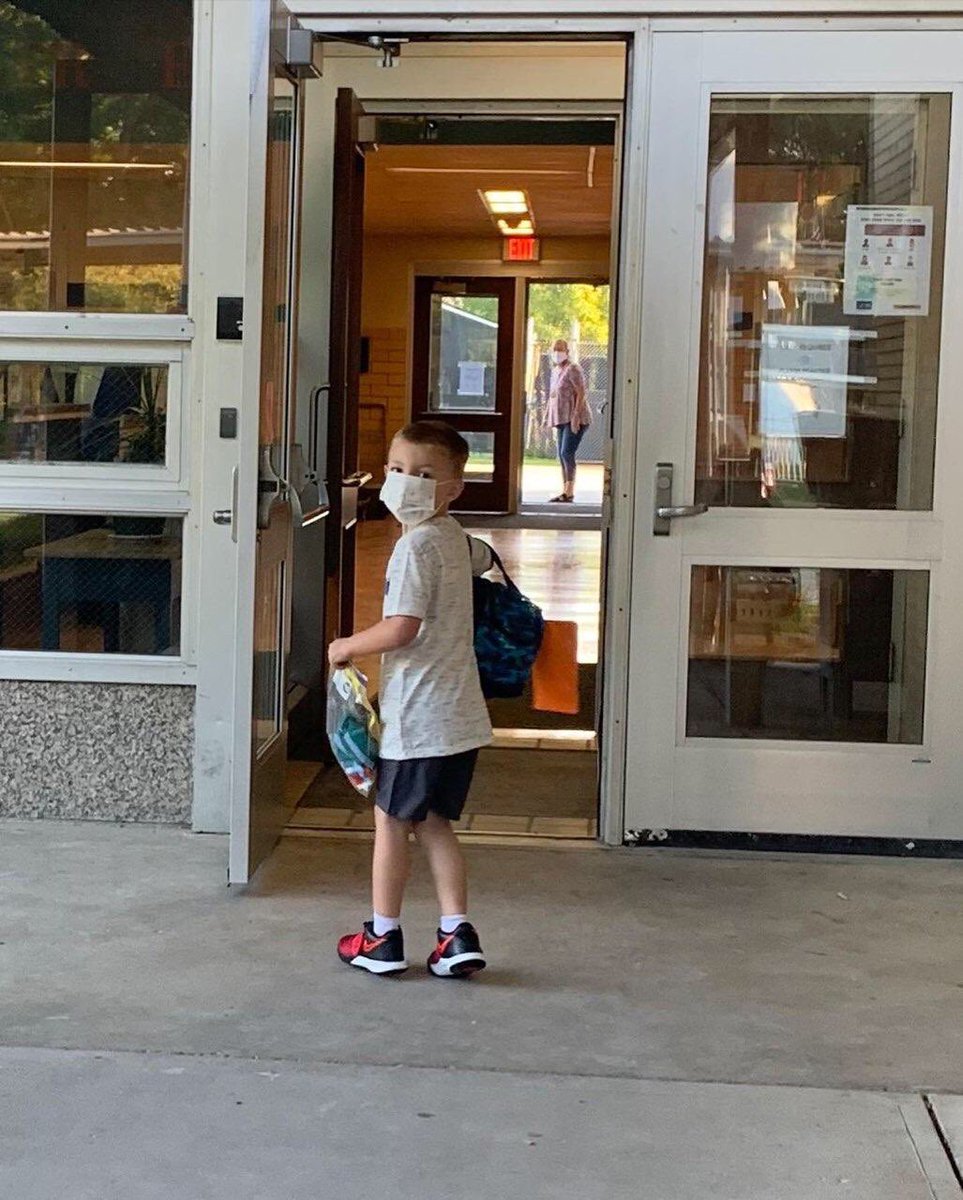 The journey begins for grandson Cal today. Glad he’s in the great hands of Speedway Schools. Love this kid. @Mrs_WilberDCHS @chaz_wilber @desireejaynes @Speedway_IN @SparkplugSports