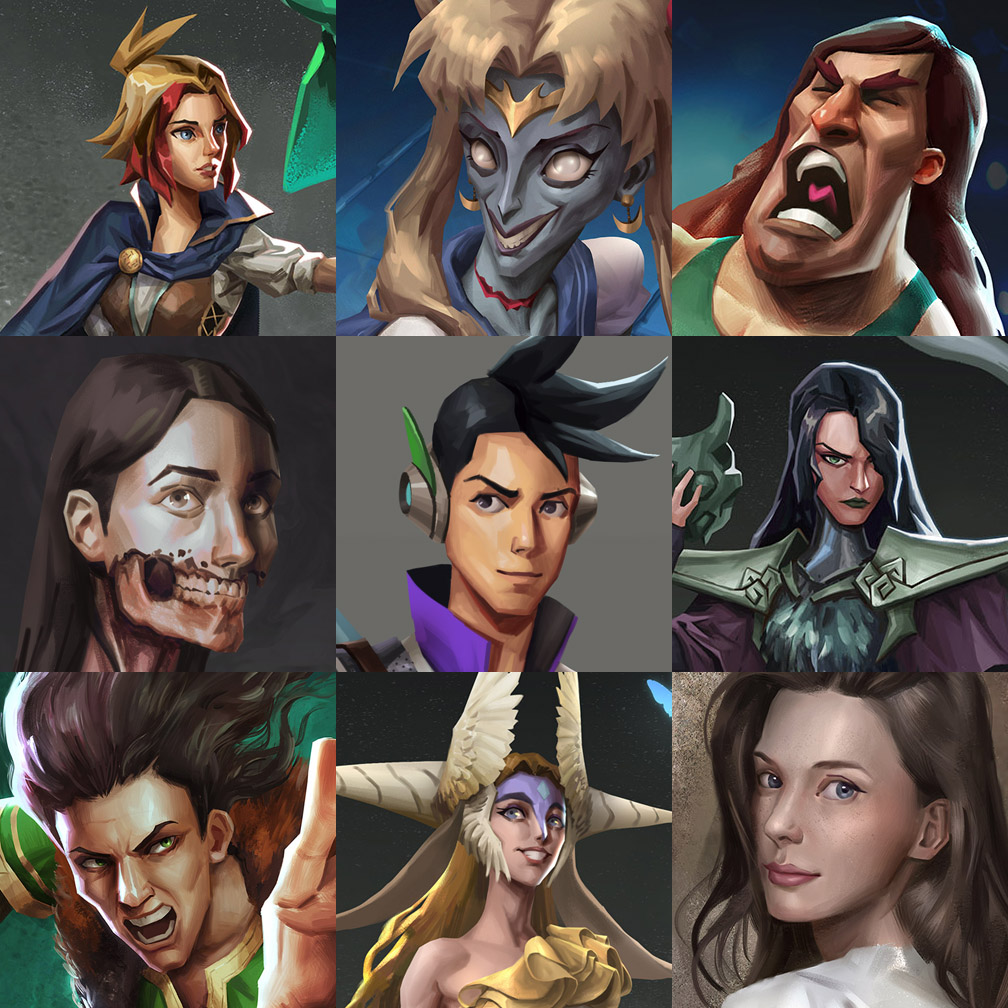 When I heard about #faceyourartchallenge I thought "Ah crap, an introspective confrontation about my failings as an artist. Better brace myself for some hard lessons." Turns out you only need to share 9 portraits you did!

#faceyourart #faceyourart2020