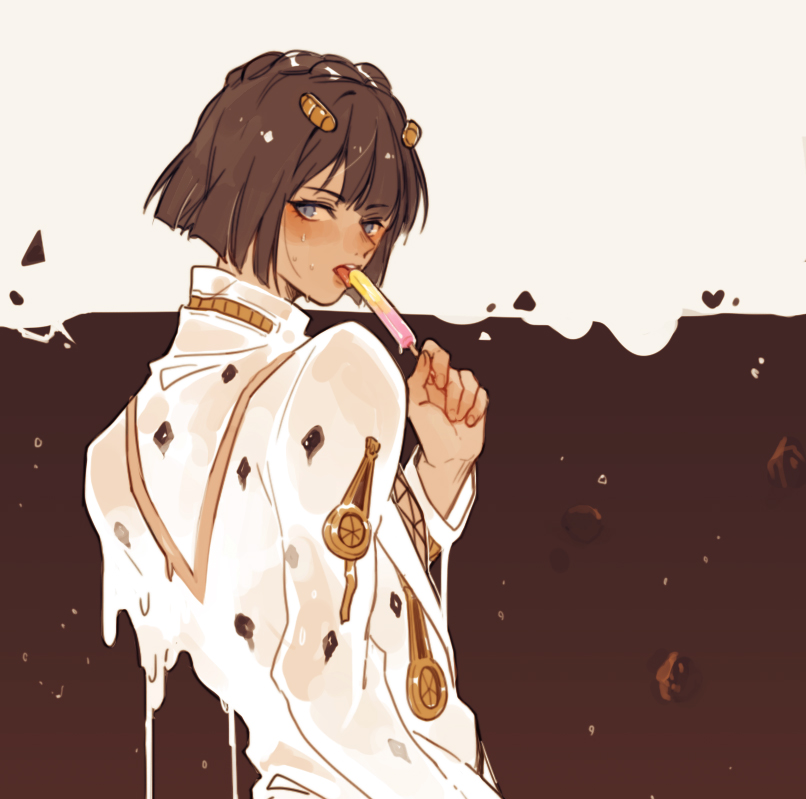 ブローノ・ブチャラティ 「#ジョルブ
MELT 」|スライムのイラスト