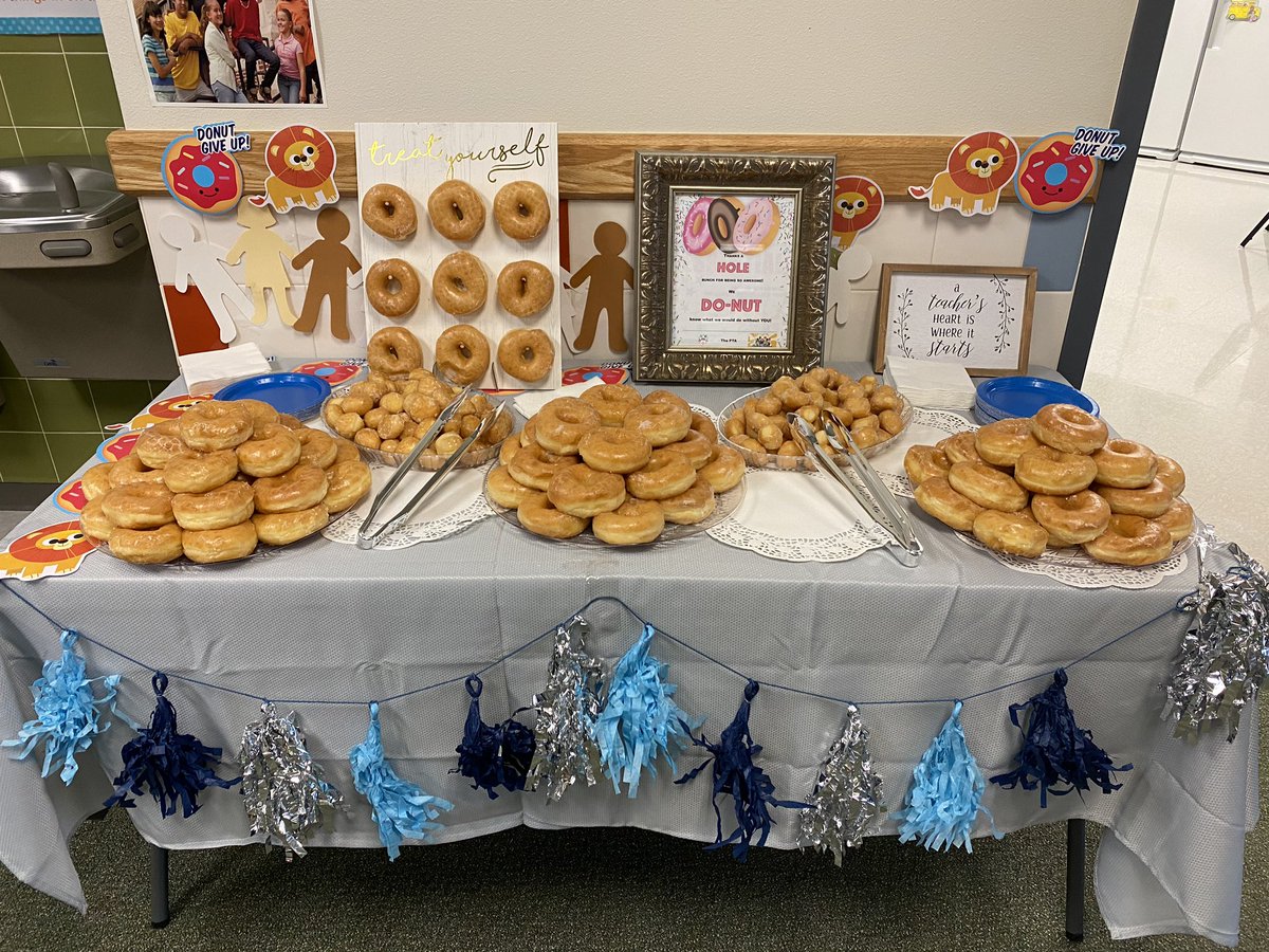 You MUST have donuts on the first Friday back on campus! We Do-Nut know what we would do without you. <a href="/McSpeddenES/">McSpeddenES</a>