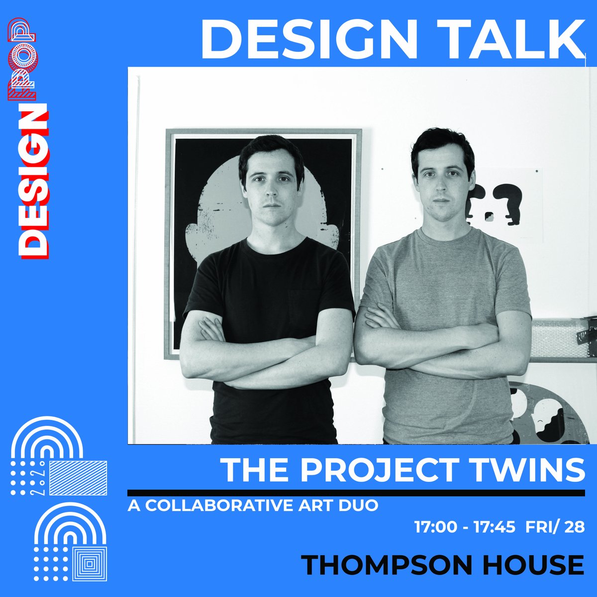 designpopcork's tweet image. Design POP 2020 kicks off on Friday the 28th with our opening talk by @the_project_twins at 17:00 - 17:45. The Project twins are a collaborative art duo based in Cork. They have done some incredible projects including a mural Facebook Dublin. #designpopcork #designtalk #designpop