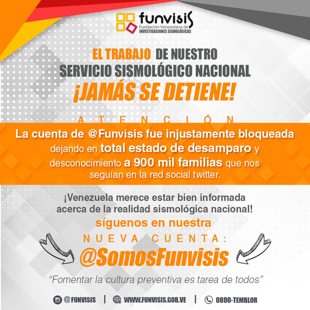 SomosFunvisis's tweet photo. #Noticia 📲 | Funvisis activa nueva cuenta en #Twitter para mantener informadas a las familias venezolanas.

Fue suspendida la cuenta con la que la institución ha venido trabajando 11 años en la alfabetización de todo un país.

Conoce más datos 👉 https://t.co/LwX0YIi87M https://t.co/8b5HCV5naL