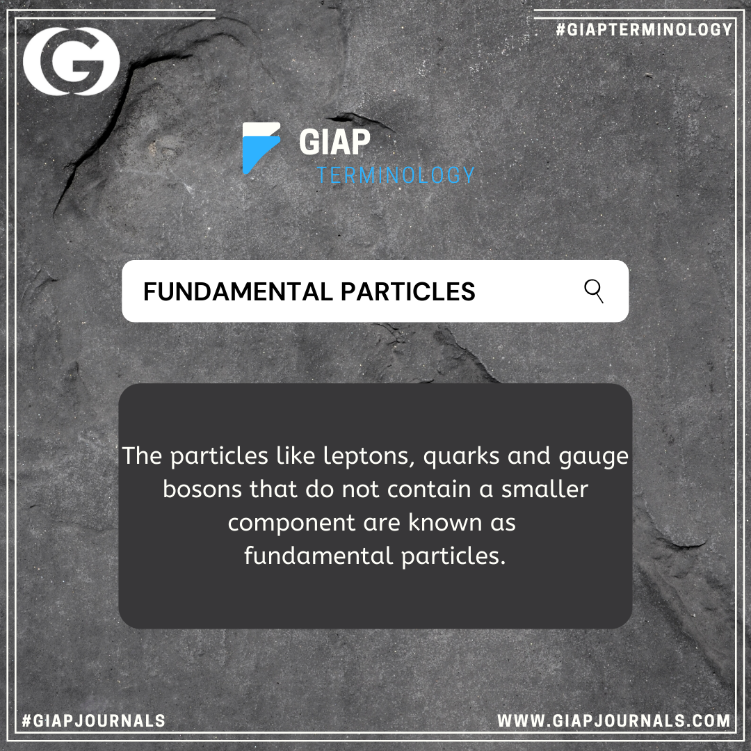 maayaaglobal's tweet photo. #GIAPTerminology: The particles like leptons, quarks and gauge bosons that do not contain a smaller component are known as fundamental particles.
-
#TermOfTheDay #Terminology #WordOfTheDay #Publication #Journal #Words #GIAP #Scientificterms #Science #scientificwords #onewordaday https://t.co/5mSnXBnXtx