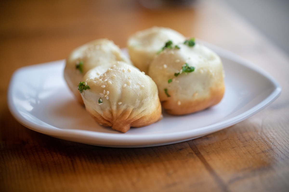 Out of a tiny space they make everything from scratch for their 3 (!) item menu. Fried bao of Shanghai street food culture, wonton noodle soup, dry noodles with scallions and peanuts. Even the sauces, chile crisp are made in house. Everything is very very good.