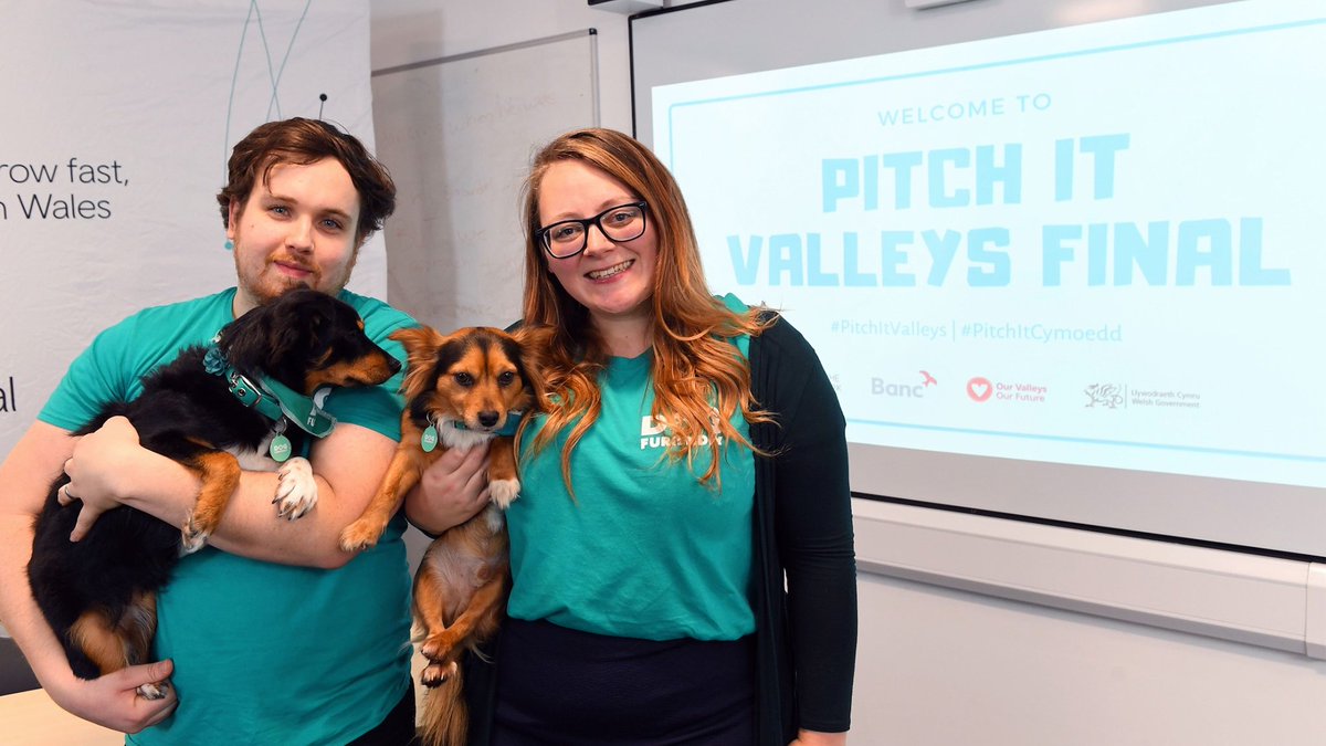 bancdatcymru's tweet photo. Mae gwefan ar gyfer perchnogion cŵn wedi sicrhau cefnogaeth Angylion Buddsoddi Cymru, yn dilyn digwyddiad tebyg i Dragons Den. Darllenwch i glywed mwy am @DogFuriendly -y peiriant chwilio soffistigedig am leoedd a digwyddiadau cyfeillgar i gŵn ledled y DU. https://t.co/Hiib8CtiBh https://t.co/dtb8fW6Abq