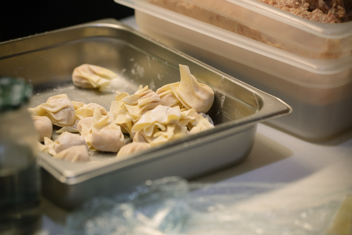 Out of a tiny space they make everything from scratch for their 3 (!) item menu. Fried bao of Shanghai street food culture, wonton noodle soup, dry noodles with scallions and peanuts. Even the sauces, chile crisp are made in house. Everything is very very good.