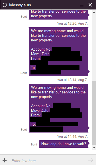 EnigmaFitz's tweet photo. @virginmedia - I am trying to contact you and your chat box says hold on as it will take longer because of Covid.

I have now been waiting for 4 hours... any ideas how long it currently takes? https://t.co/3WyH1FS8b0