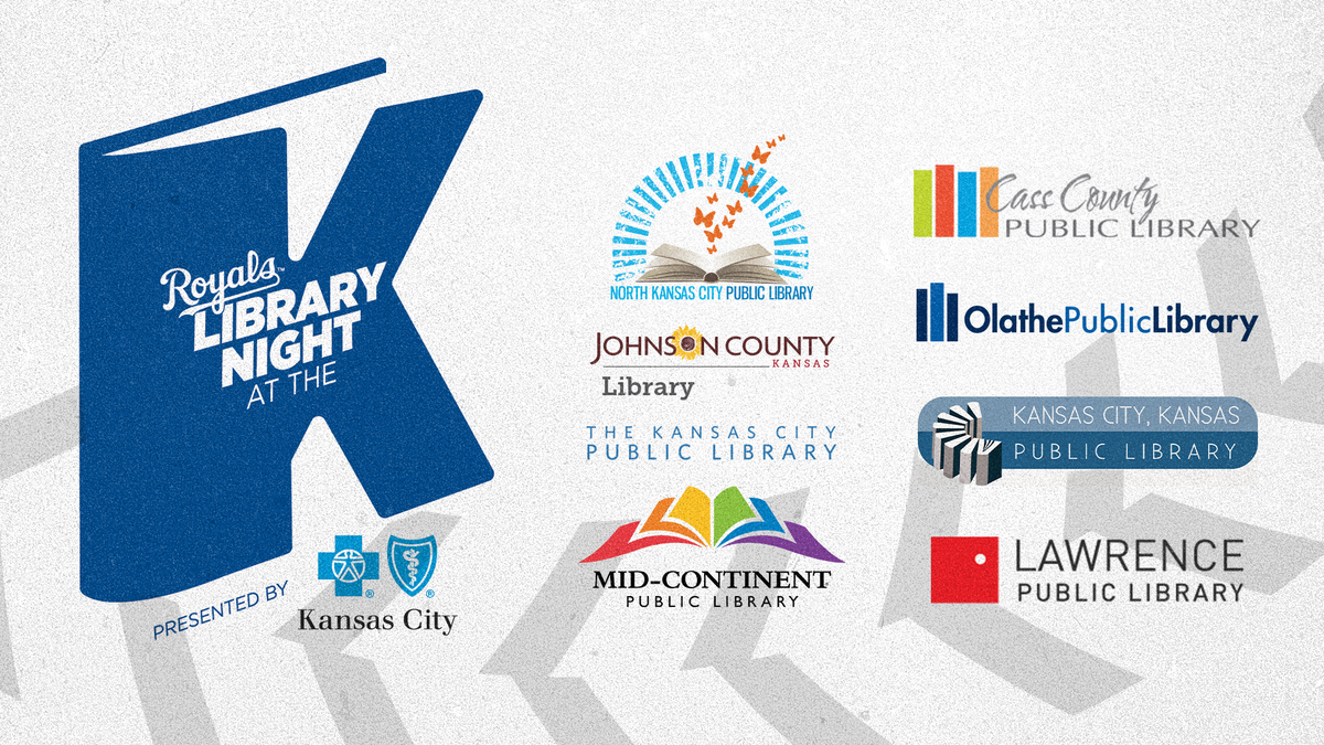 KCRoyalsFdn's tweet photo. The @Royals teamed up with @bluekc to bring our annual #LibraryNight to your home! The regional library systems are excited to bring you educational and entertaining resources all year round.
Check out how you can get involved 📚 https://t.co/IHPRQVy3Yl https://t.co/NYohIrYKJX