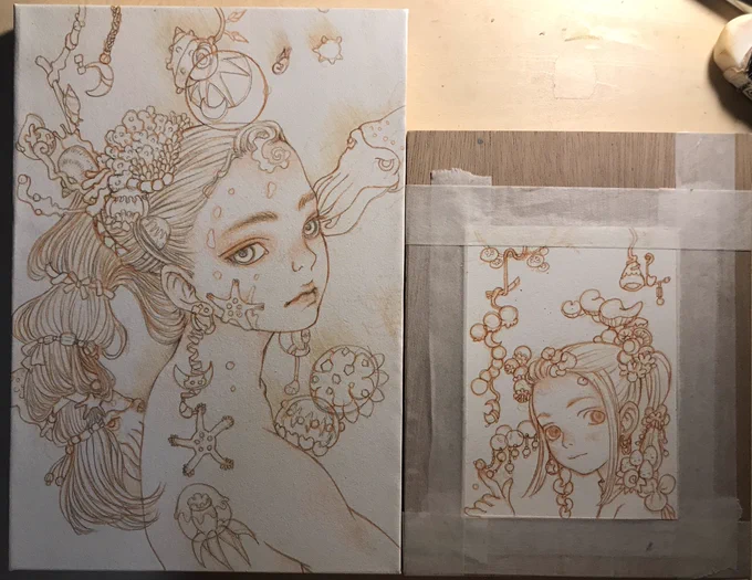 バレエと着物は人形作家になろうと思っていた頃
作ろうと思っていました
特にバレエはバーレッスンの姿を作りたくて
体幹の使い方とかよく調べていたりします

着物は明治大正頃のダラリとした着方がいいなと
ぼんやり思ってますが着物の方は調べが足りないです😅 