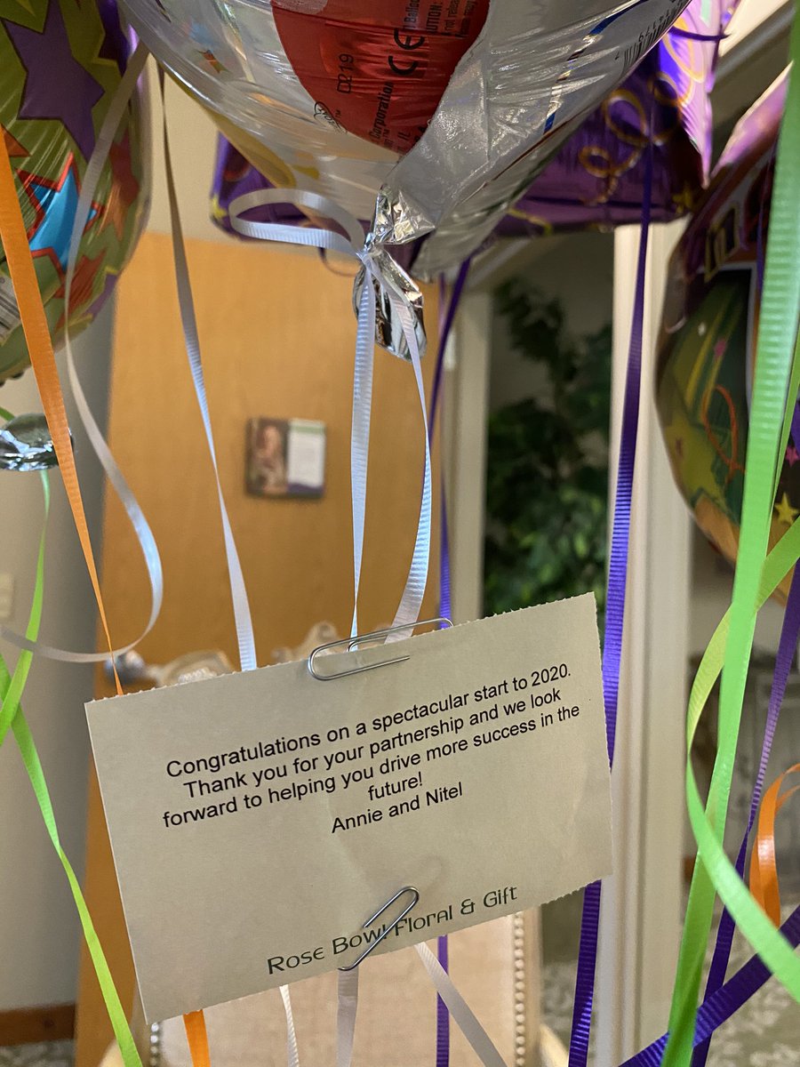 SympliCatherine's tweet photo. Thank you @nitelusa for showering the @Symplicitycom Team with love, incredible prizes (we are excited to receive our #peloton) and balloons!! 🎈Very proud of the support from the amazing team members at Nitel!  #bestofthebest #wearepartofthe13
#oktobertfest #contestwinner https://t.co/Dns3ecB9v9