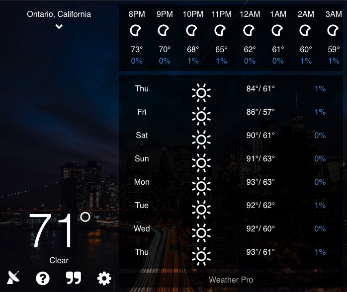 Weather Extension tweet media