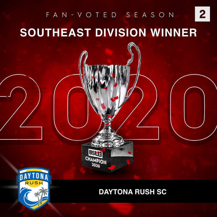 USLLeagueTwo's tweet image. That's a wrap for the Southern Conference! 

@EastAtlantaFC, @Daytonarushsc and @LionsbridgeFC each win their divisions, while a late surge for @TormentaFC_2 sees the South Georgia side reach the playoffs too.

#Path2Pro