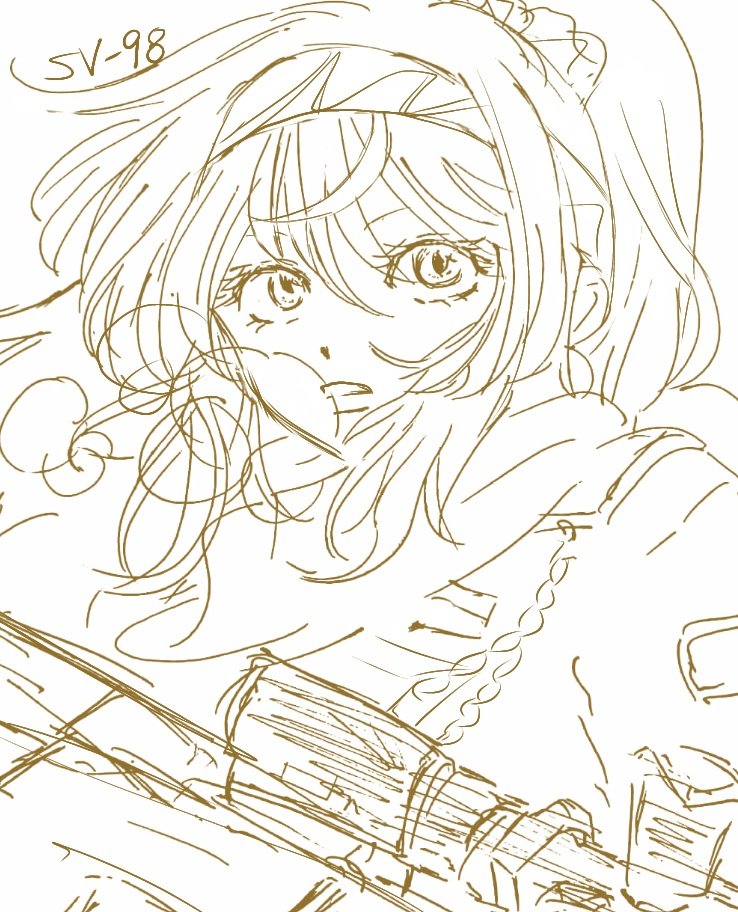 ロシアの女性を意識したSV-98ちゃん達。 