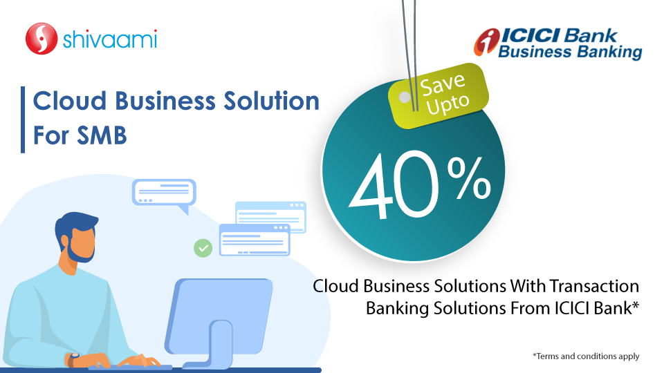 shivaami's tweet image. Shivaami Cloud Services &amp;amp; ICICI Bank collaborate to launch #CloudBusinessSolution for #SMB coupled with transaction banking API solutions for Indian SMEs

Visit shivaami.com/shivaami-icici… &amp;amp; developer.icicibank.com

#ICICIBank #SME #ShivaamiCloud #GoogleCloud #GoogleCloudPartner