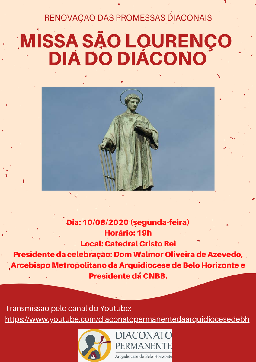 DIbirite's tweet photo. Celebração da festa de São Lourenço- Dia do Diácono.  transmissão:
https://t.co/PJsCV4WYm5 https://t.co/1hNzyzrW9x