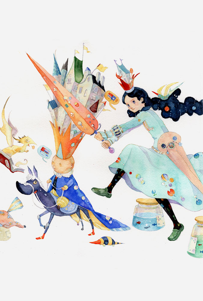 「「おもちゃの国の魔法剣士」 」|橋賢亀(はし　かつかめ) katsukame hashiのイラスト
