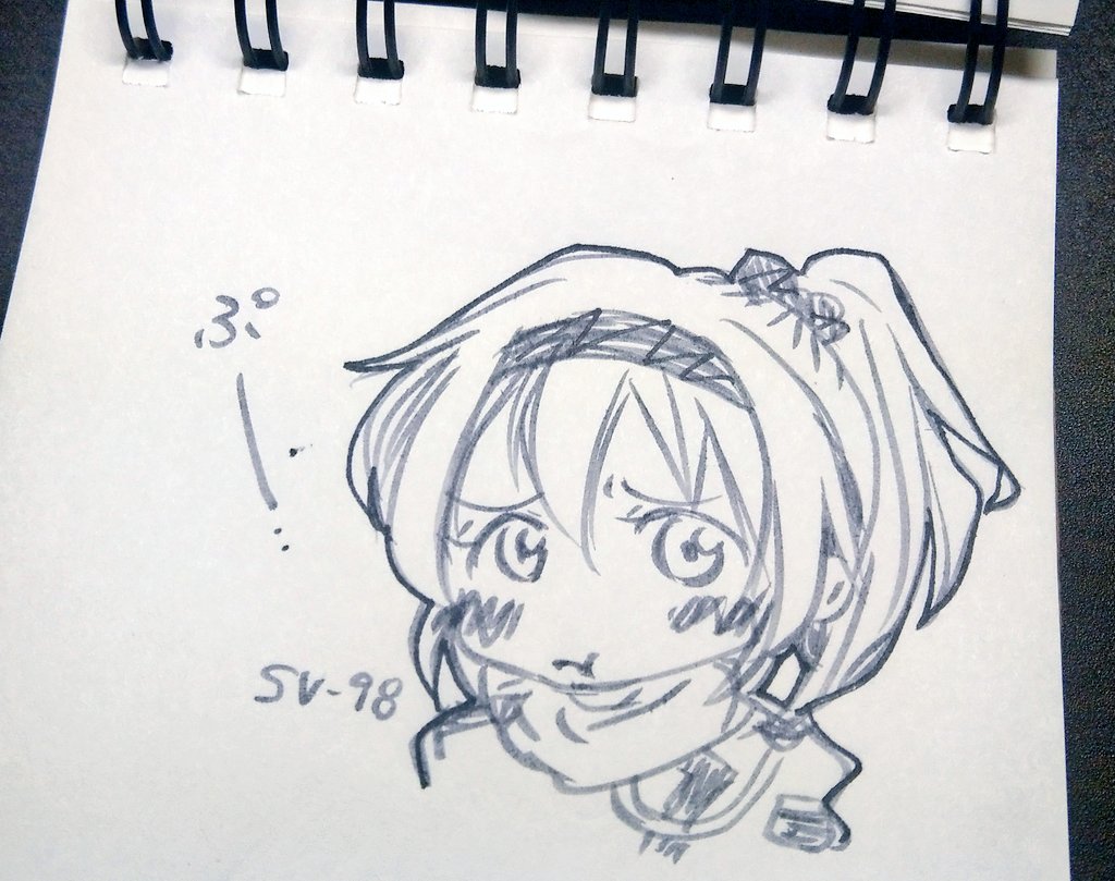 おまけのミニSV-98ちゃん達。
まだある…(笑)今夜はこのくらいで♪
お絵かきはまだまだ下手っぴだけど、愛は常に込めております♪??? 
