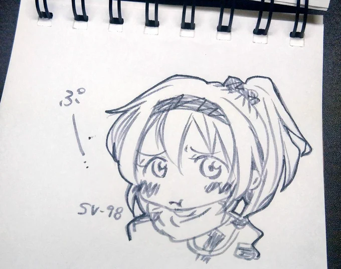 おまけのミニSV-98ちゃん達。
まだある…(笑)今夜はこのくらいで♪
お絵かきはまだまだ下手っぴだけど、愛は常に込めております♪??? 
