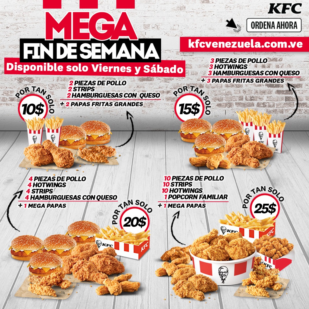 Introducir 83+ imagen paquetes de pollo kfc Abzlocal.mx