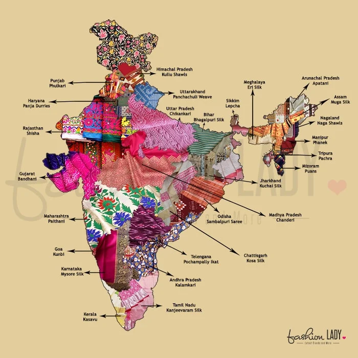 FABRIC TOUR OF INDIAIndia is exceptional. It has amazing different traditional handlooms. They are extremely colorful, eye-catching with mind-blowing designs. Each fabric are unique to each state of India. https://www.fashionlady.in/fabric-tour-of-india/149635 #NationalHandloomDay #Vocal4Handmade