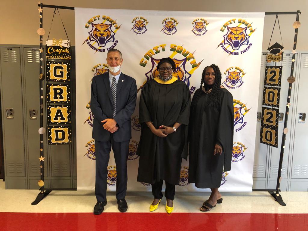 Thank you #NorthStars: Hon. Sonya William's for celebrating #DiplomaDay <a href="/pgcps/">PGCPS</a> @CharterPgcps <a href="/sonyad9pgcps/">Sonya Williams</a> &amp; <a href="/CLF_CLF/">Chesapeake Lighthouse Foundation (CLF)</a> CEO <a href="/HakkiKaraman/">Hakki Karaman</a>; both leaders ignite constant support for our Teachers-Parents-Students <a href="/AlumniClf/">CLF Alumni</a> #classof2020 #classof2020strong <a href="/MdPublicSchools/">Maryland State Department of Education</a> <a href="/MD_Charters/">MarylandCharters</a>