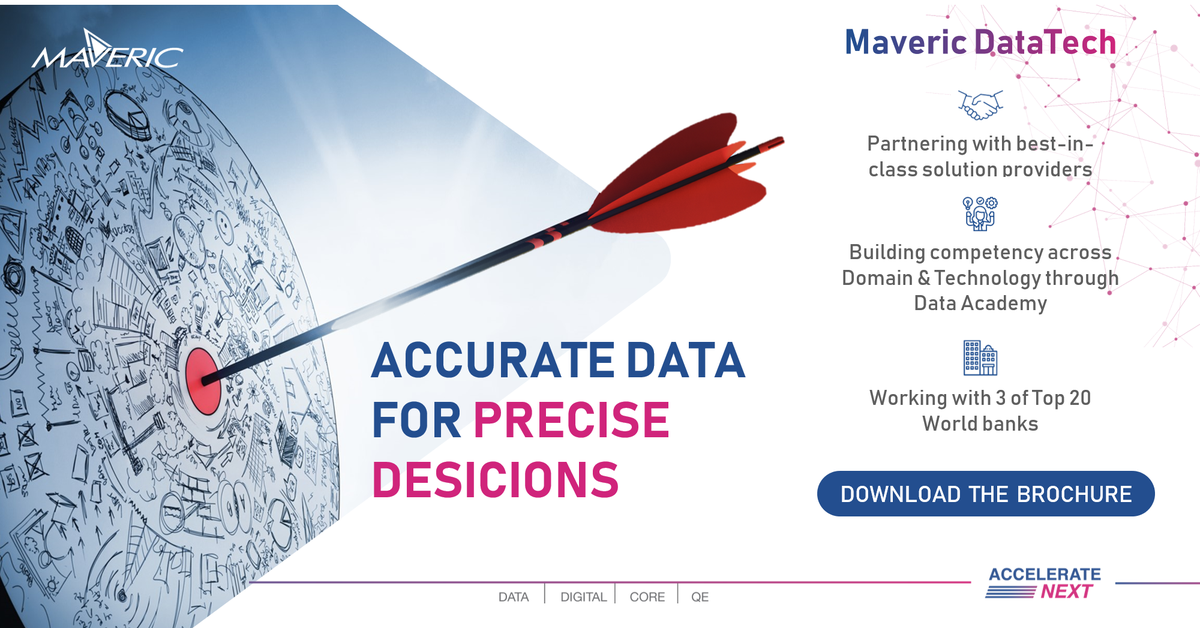 mavericsystems's tweet photo. #AccelerateNext in #datatransformation through #precisedecisions using on demand data engineered for #accuracy! Download the Maveric DataTech #brochure to know how - https://t.co/9hlPCHdLRn https://t.co/VhAgQBAYKk