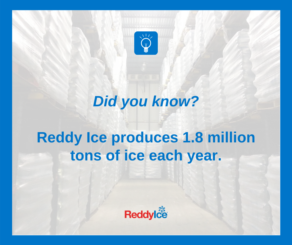 ReddyIce's tweet photo. Did you know that Reddy Ice is one of America's largest #ice manufacturers, producing around 1.8 million tons of ice every year?
Grab your bag of Reddy Ice today!
#packagedice #buyice #getice #icecubes https://t.co/ivylgu7MvS