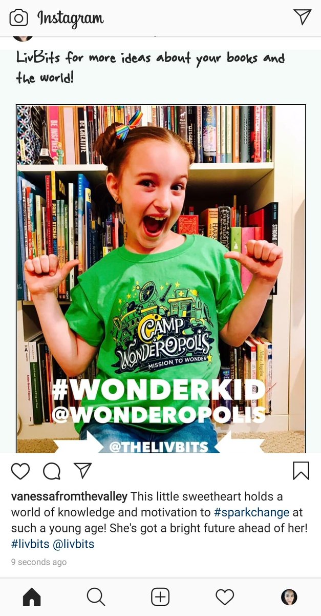 wonderwoman956's tweet image. Olivia is #sparkingchange for the future! #TECHnovate20 #Appmazingrace20