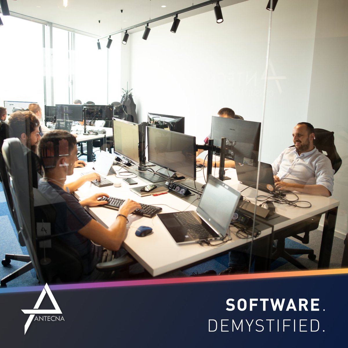 Creating software can often be a challenging and puzzling job as well, but we are very passionate about it, and we enjoy every step of the problem-solving process.

And when it comes to overcoming obstacles... no one does it better than our Hercules Team!
#antecna #team #hercules