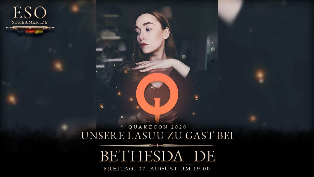 EsoStreamer's tweet photo. Heute wird @xLasuu gemeinsam mit Housing Talent Fufuns im @bethesda_de Main Stream zu Gast sein.

Es werden Fufuns und weitere beeindruckende Housing Kreationen vorgestellt!

Schaltet heute ab 19 Uhr auf https://t.co/zBZP8nS7WU ein, um dabei zu sein!

#QuakeConAtHome
#ESOFam https://t.co/pTOEl4rcdX