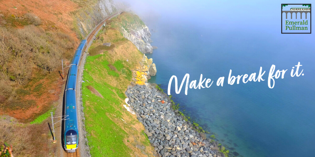 railtours's tweet photo. We are getting very excited for the inaugural departure of the Emerald Pullman special train tour this Sunday! Only 2 days to go before our train cruises along the stunning East coast en route to Waterford via Rosslare Strand! 🚆🛤️🧡 #staycation2020 #makeabreakforit #feelsbigger https://t.co/EkHhYFeLiv