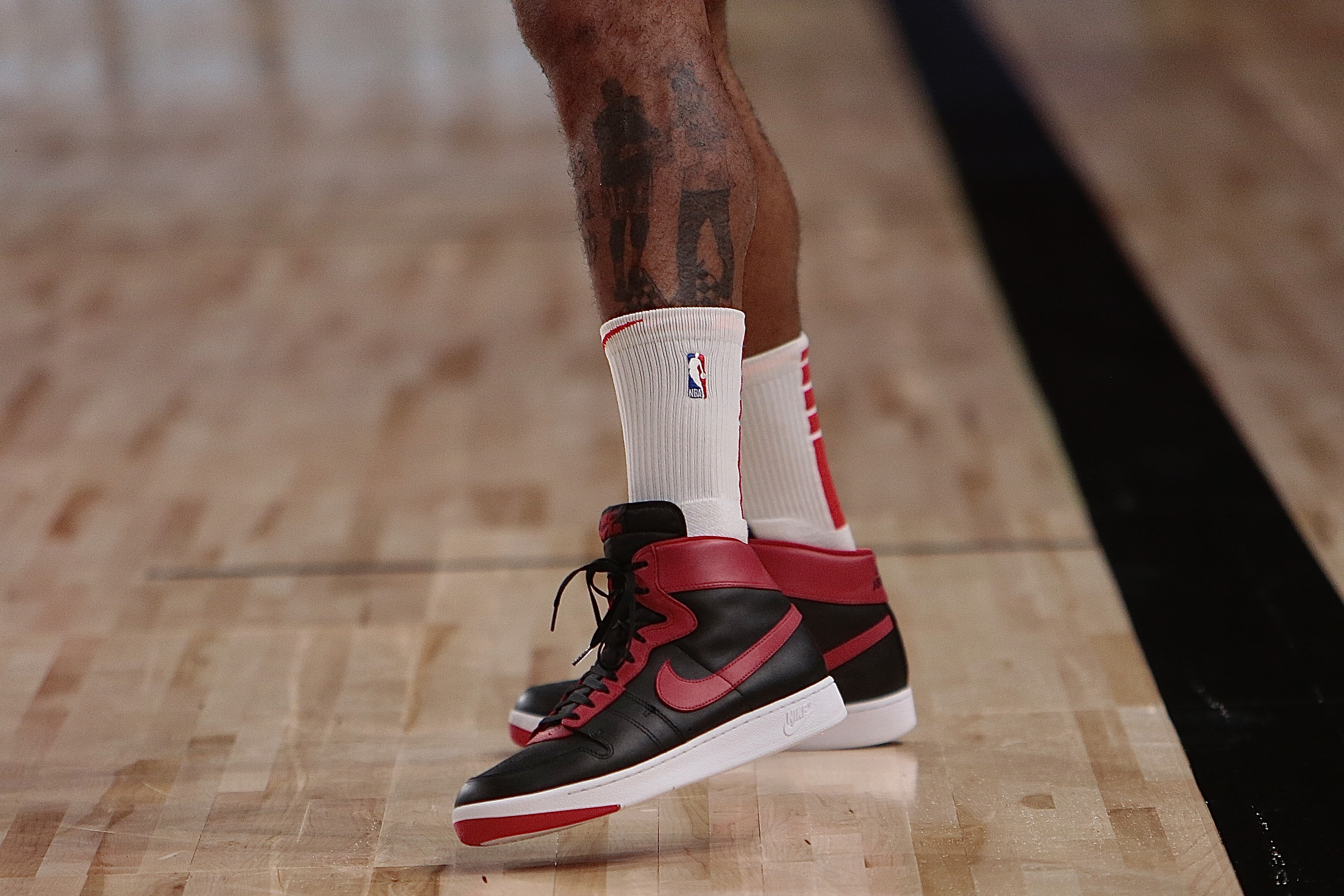 B R Kicks on X PJ Tucker really laced up the Jordan Air Ship Pro Banned https t 4ZRLoSICIX X