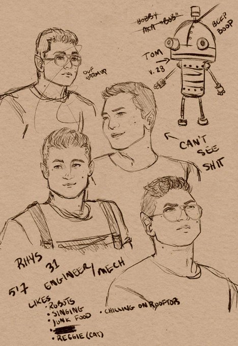 More of my dumb child Rhys #DnDcharacter 