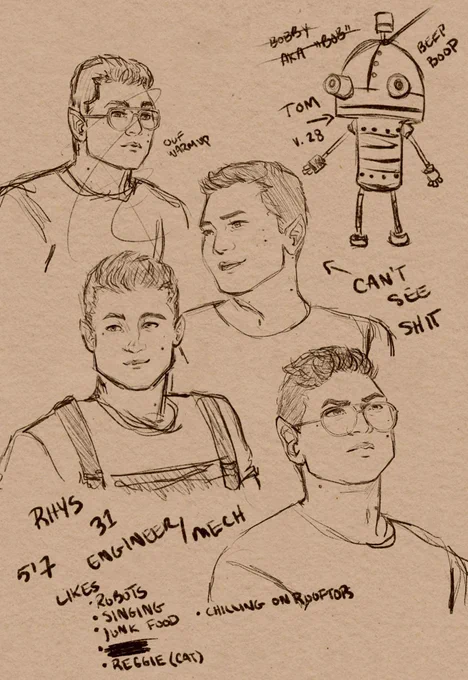 More of my dumb child Rhys #DnDcharacter 