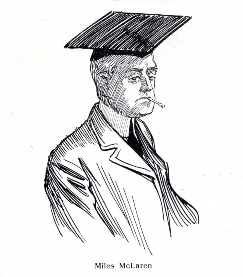 Friday  @SherlockUMN  @umnlib gives you 1 of the 3 Students from a Holmes story by the same name, as depicted by FDS: Miles McLaren, "a gifted man but thoroughly dissolute and given to gambling." He's probably also pondering autumn's online instruction.  http://purl.umn.edu/118211 