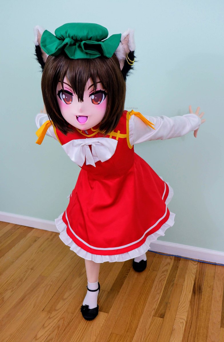 ChibiKigu's tweet photo. Running like Naruto 🍥
ナルトのように走る 🍥
📸@Tekkigu
#damekigurumi #橙 #東方project #chen #touhouproject #catgirl #猫娘 #narutorunning #ナルトランニング https://t.co/4lOCMx0QYi