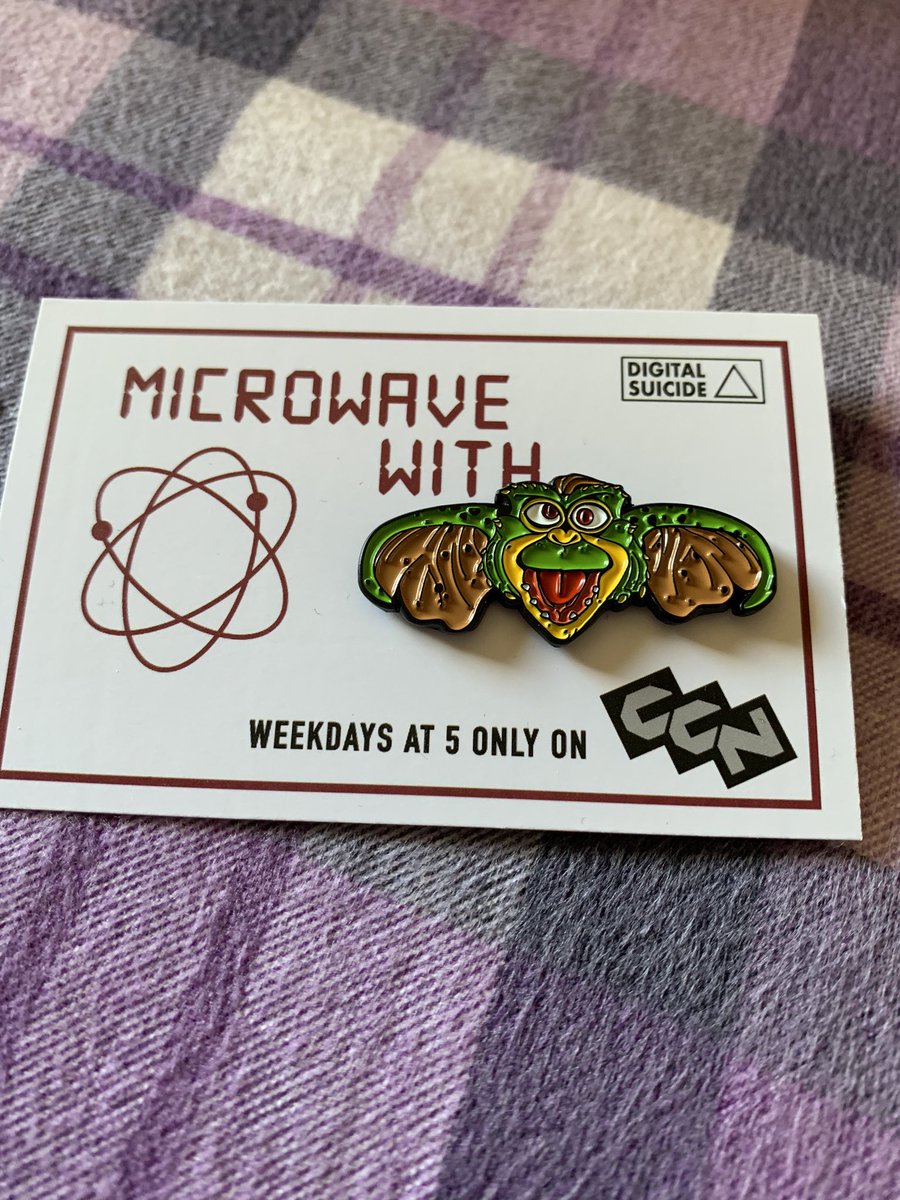 Lovely wee delivery today from @DigitalSuicide5 #pinbadge #gremlins #doyouhearwhatihear 🎄