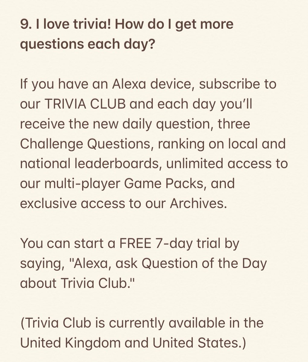 Question Of The Day On Twitter 9 I Love Trivia How Do I Get More Questions Each Day Click On The Image For The Answer Https T Co 12vdzymtlr Twitter