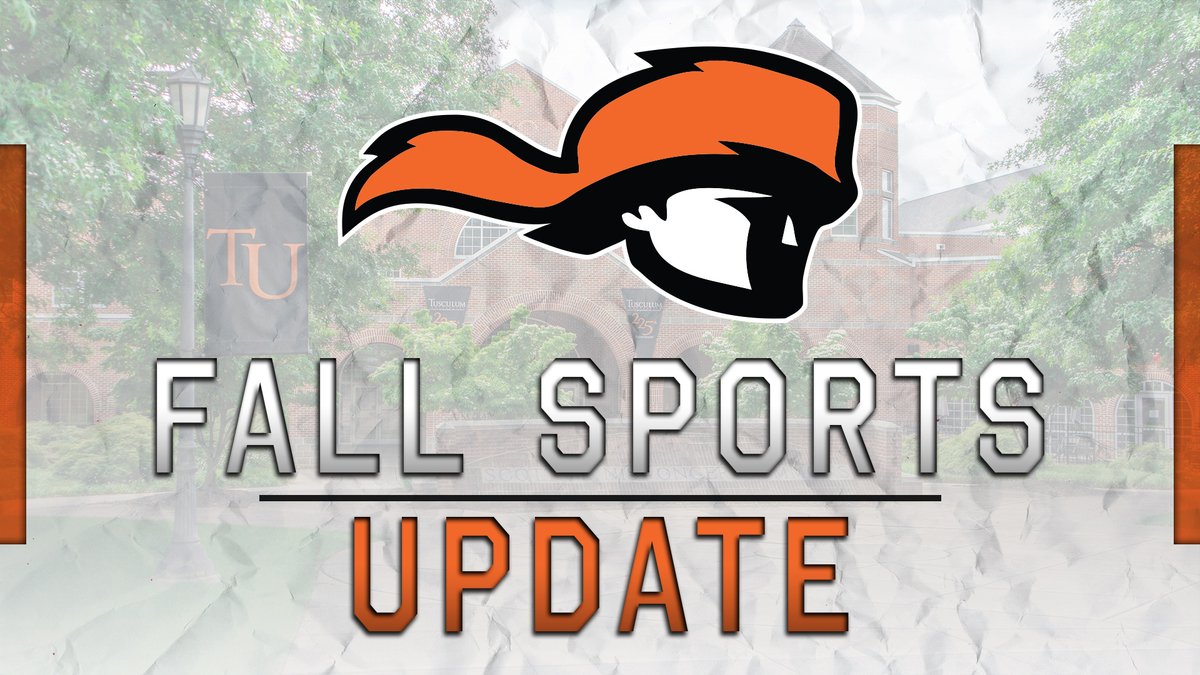 Tusculum Pioneers (@tusculumsports) on Twitter photo SAC, Tusculum postpones fall sports competition to this spring #WeArePioneers <a href="/Tusculum_Univ/">Tusculum University</a>
Full Story ⏬⏬⏬
📰bit.ly/3fKp74Y SAC, Tusculum postpones fall sports competition to this spring #WeArePioneers <a href="/Tusculum_Univ/">Tusculum University</a>
Full Story ⏬⏬⏬
📰bit.ly/3fKp74Y