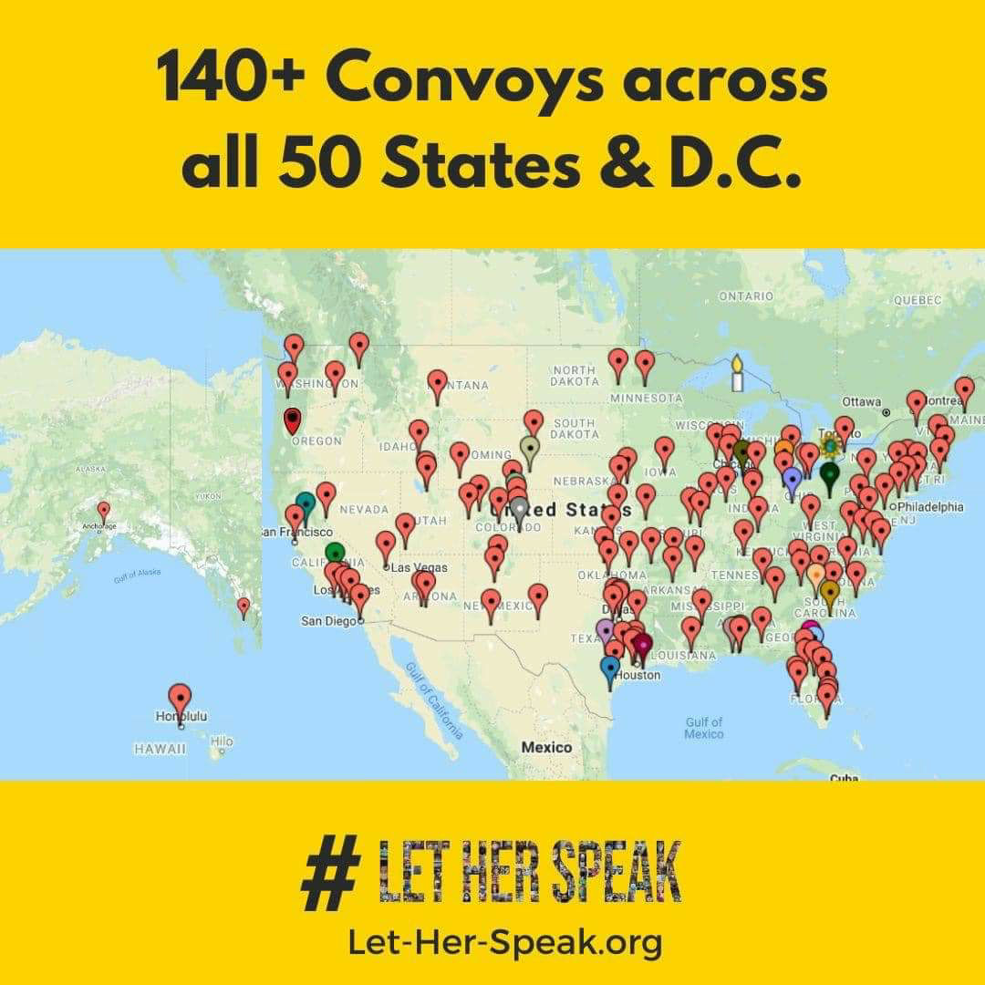 IrohForFreedom's tweet photo. Nationwide Protest Tomorrow are you ready??? Join us in over 140 cities acrossed all 50 States!!!! Find a March near you!!

#LetHerSpeak 
#RealChangeforRealPeople https://t.co/taGZMNgrFm