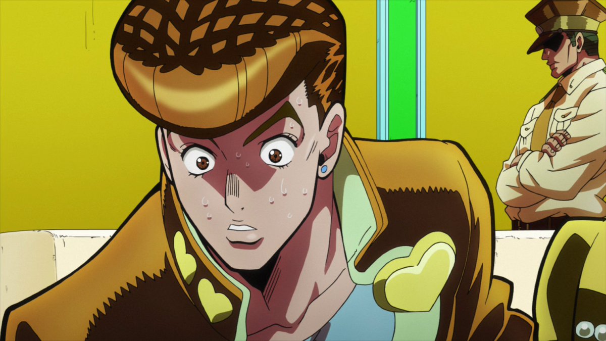 Jojo Reverse Color Josuke color shift palettes from episodes 10, 11, 15, & 19