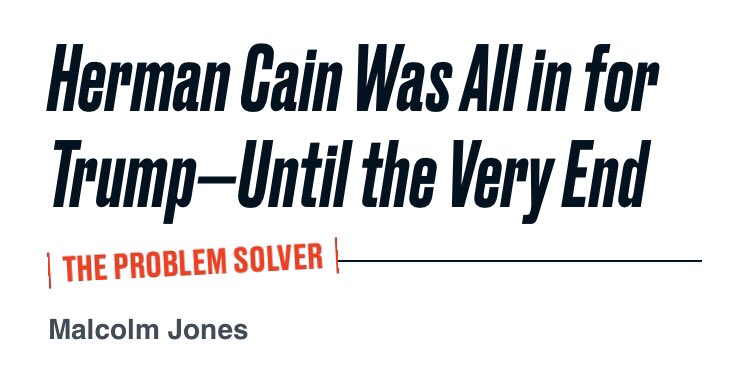 THREADBringing back the classic side-by-side format. On the left you have coverage of the death of Herman Cain, a Black business leader who attended a rally. On the right, you have a mass murdering Iranian terrorist, General Soleimani.Curious how each was covered.