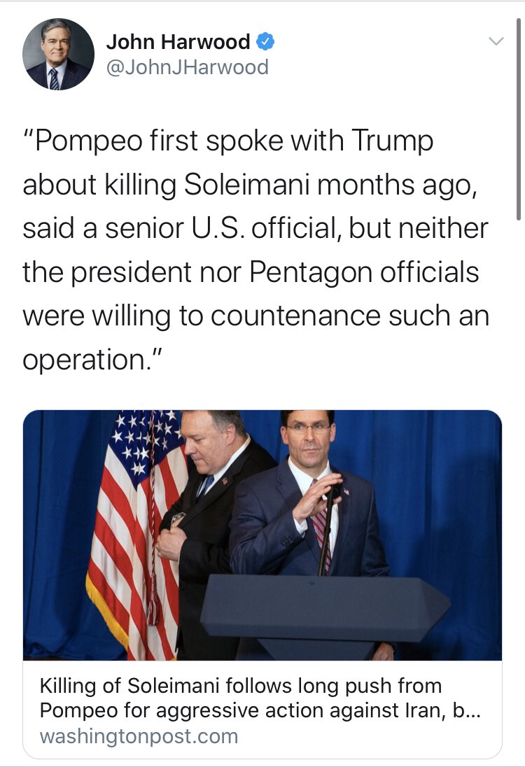  @JohnJHarwood took a similar approach, managing to include an attempt at culpability for Cain, but not for Soleimani.