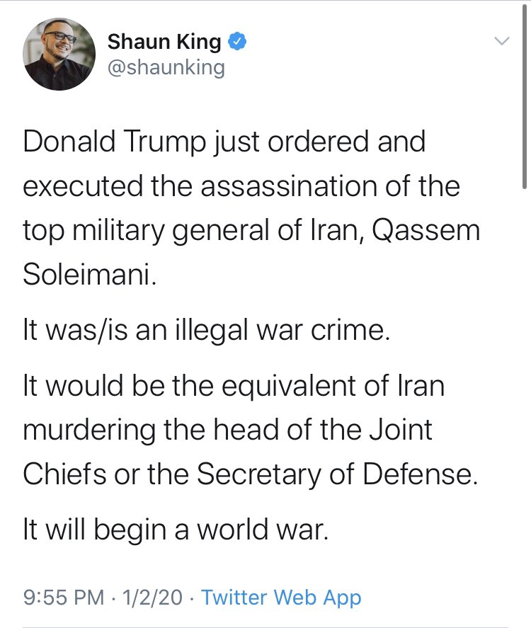  @realDonaldTrump has truly broken the brains of many on the left, but I don’t know that anyone has been as badly impacted as  @shaunking.