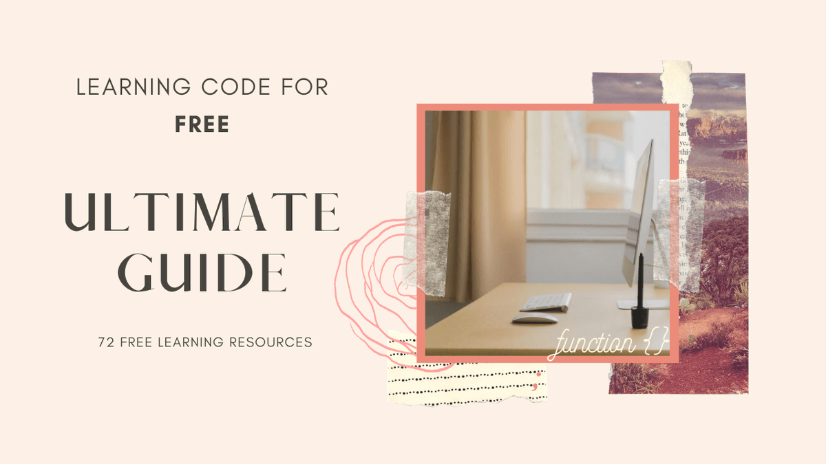 BooksonCode's tweet image. I gathered 73 free resources to learn to code for free, all fresh for 2020. buff.ly/33H3lMT