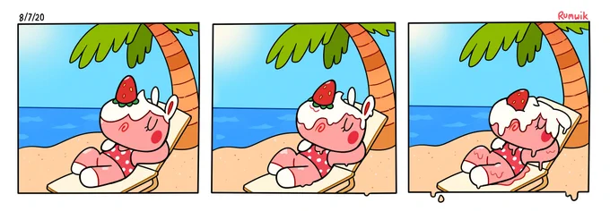 Hot cake #AnimalCrossingNewHorizons #Merengue #Comic 