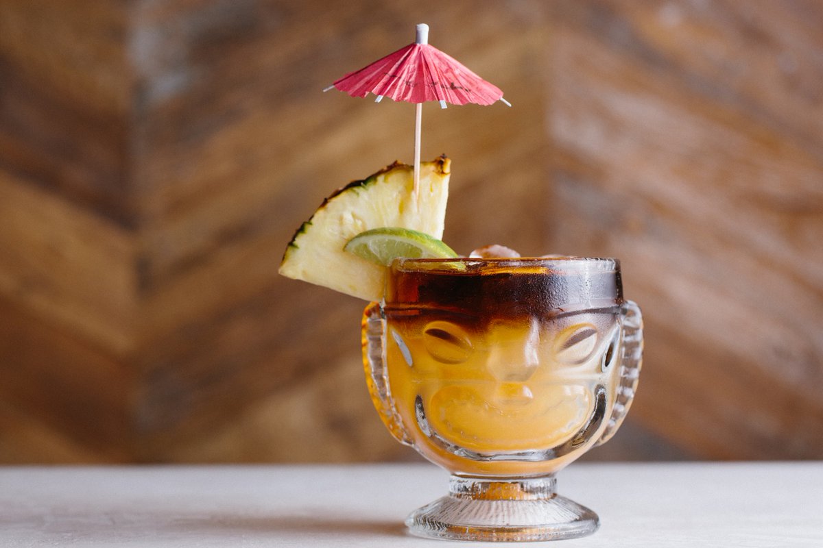 Kick off the weekend with a Mai Tai! 🍹  We're now offering Mai Tais to-go! We're also selling the tiki glasses for $10 and $7 if you buy with a Mai Tai, which is obviously the best choice 😉