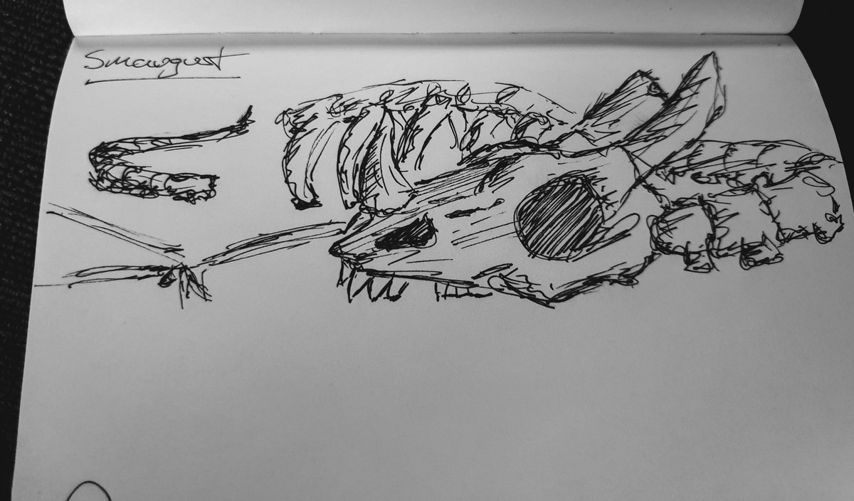 Puddle_88's tweet image. In a rare moment of wanting to draw again, and seeing a few others doing it, I thought I'd do something for #smaugust2020